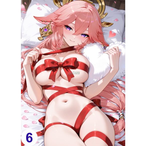 Cosplay FanArt Anime Genshin - Ajándék - Sexy Girls Poster