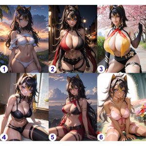 Cosplay FanArt Anime Sexy Girls - Dehya Poster