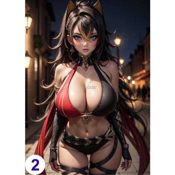 Cosplay FanArt Anime Sexy Girls - Dehya Poster