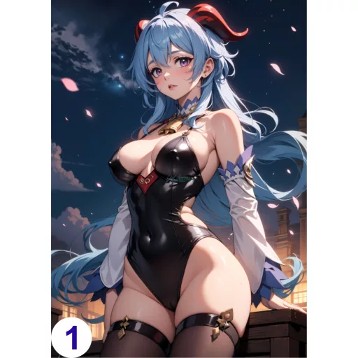 Cosplay FanArt Anime Sexy Girls - Ganyu Poster