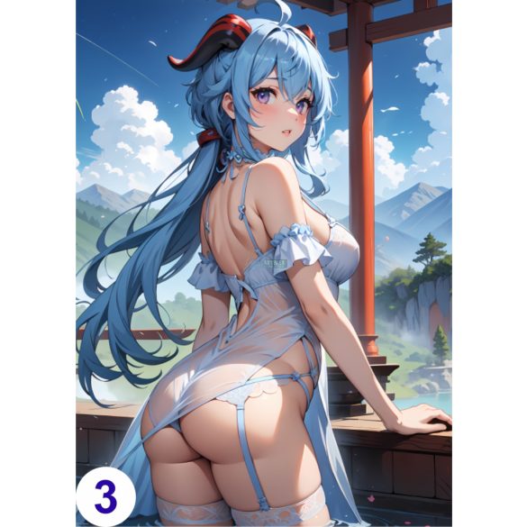 Cosplay FanArt Anime Sexy Girls - Ganyu Poster