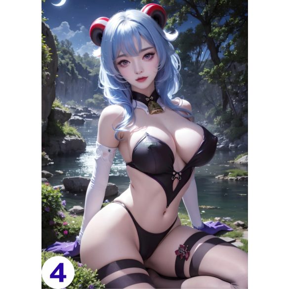 Cosplay FanArt Anime Sexy Girls - Ganyu Poster