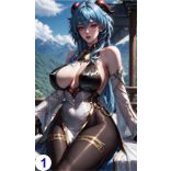 Cosplay FanArt Anime Sexy Girls - Ganyu Poster