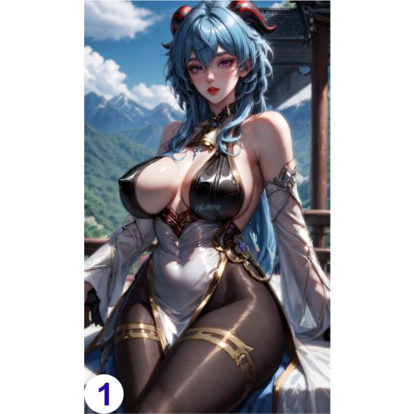 Cosplay FanArt Anime Sexy Girls - Ganyu Poster