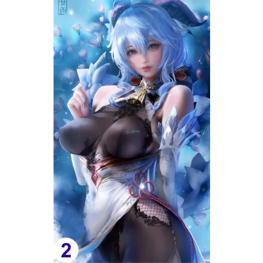 Cosplay FanArt Anime Sexy Girls - Ganyu Poster