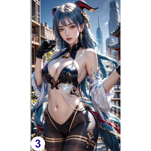 Cosplay FanArt Anime Sexy Girls - Ganyu Poster
