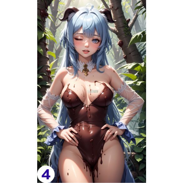 Cosplay FanArt Anime Sexy Girls - Ganyu Poster