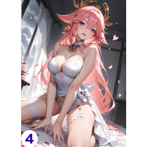 Cosplay FanArt Anime Sexy Girls - Yae Miko Poster