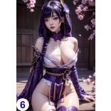 Cosplay FanArt Anime Sexy Girls - Raiden Shogun Poster