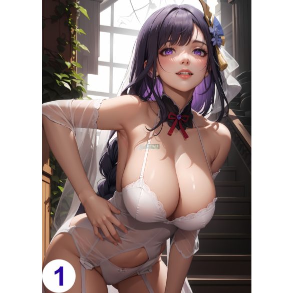 Cosplay FanArt Anime Sexy Girls - Raiden Shogun Poster