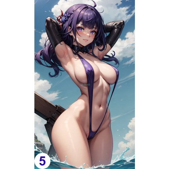 Cosplay FanArt Anime Sexy Girls - Raiden Shogun Poster