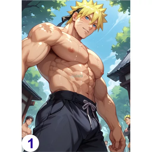 Cosplay FanArt Anime Boy Naruto Poster