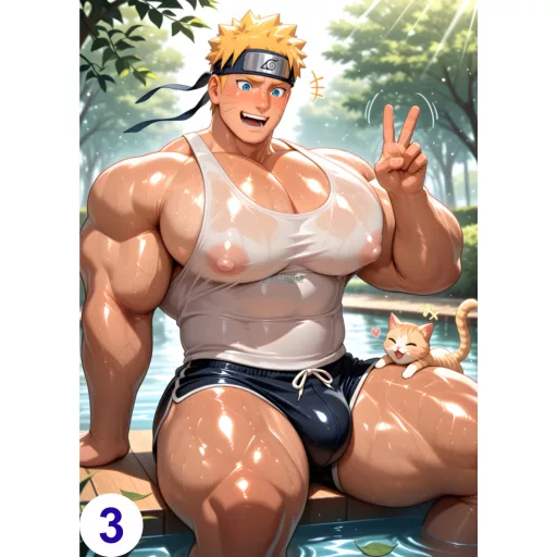 Cosplay FanArt Anime Boy Naruto Poster