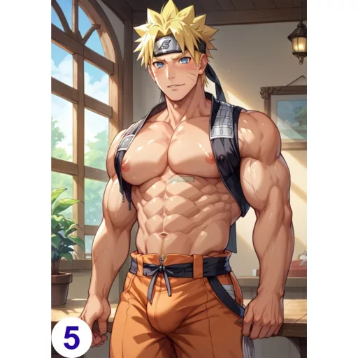 Cosplay FanArt Anime Boy Naruto Poster
