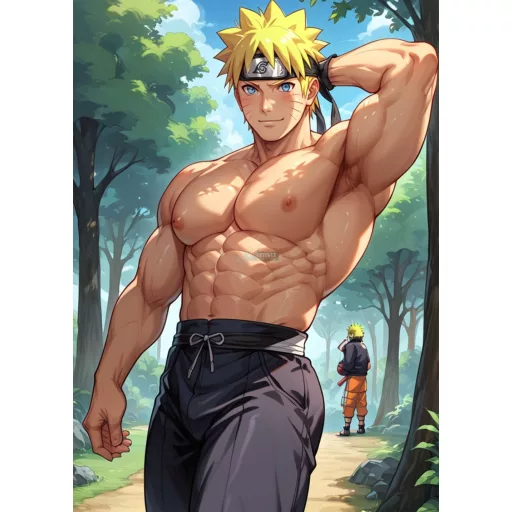 Cosplay FanArt Anime Boy Naruto Poster