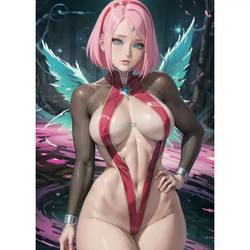 Cosplay FanArt Anime Naruto Sakura Poster