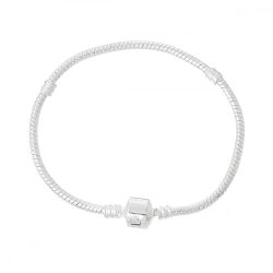   Pandrea ezüst színű alap karkötő pandora stílusú zárszerkezettel