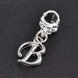 Monogram Betű ezüstözött