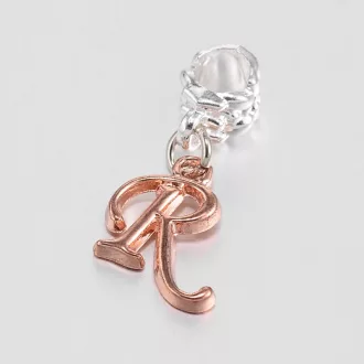 Monogram Betű rózsa aranyozott