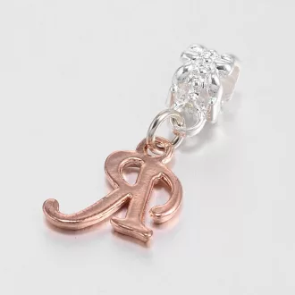 Monogram Betű rózsa aranyozott