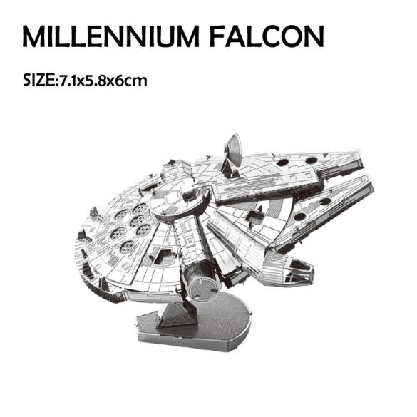 3D Metal Puzzle SW Millenium Falcon