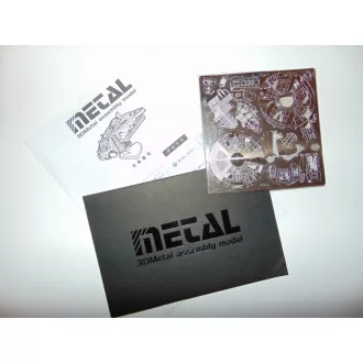   3D Metal Puzzle kalóz vitorlás Black Peral - Fekete Gyöngy