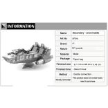 3D Metal Puzzle SW Snowsmobile