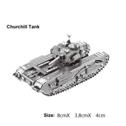 3D Metal Puzzle WoT Metal Puzzle Chieftain MK50 Tank