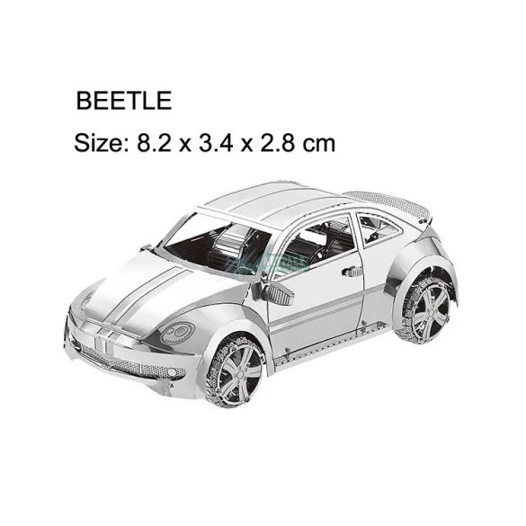 3D Metal Puzzle Creative Stainless Steel VW Beetle autó
