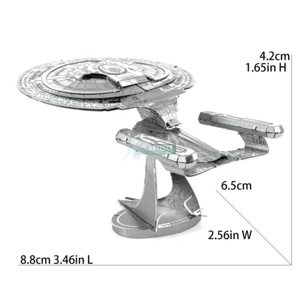 3D Metal Puzzle Creative Stainless Star Trek USS Enterprise NCC-1701D