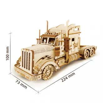3D Modell Natúr Fa Lézervágott Puzzle - Kamion
