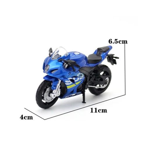 Suzuki GSX-R1000 Motormodell 1:18 királykék