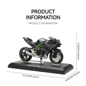 Cool Chic Auto Kawasaki Ninja  motormodell 1:12 fekete