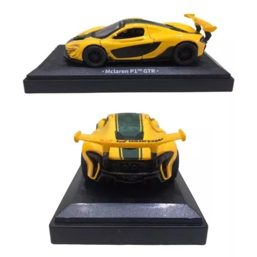CCA 1:40 autómodell McLaren P1 GTR licenszes, gyüjtőknek - vitrindobozban