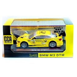  CCA autómodell 1:42 BMW M3 DTM licenszes, gyüjtőknek - vitrindobozban fehér