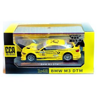   CCA autómodell 1:42 BMW M3 DTM licenszes, gyüjtőknek - vitrindobozban fehér