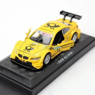   CCA autómodell 1:42 BMW M3 DTM licenszes, gyüjtőknek - vitrindobozban fehér