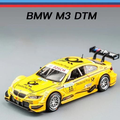 CCA autómodell 1:42 BMW M3 DTM licenszes, gyüjtőknek - vitrindobozban fehér