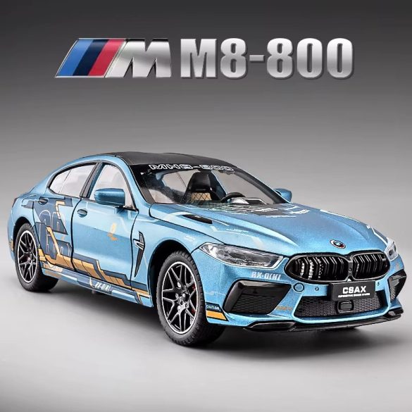 Fém autómodell 1:24 BMW M8 rajongóknak, gyüjtőknek
