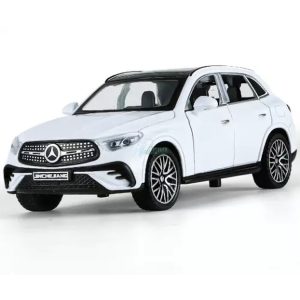 Autómdell, fém Mercedes GLC 400 gyüjtőknek 1:32 - fehér OEM