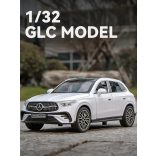 Autómdell, fém Mercedes GLC 400 gyüjtőknek 1:32 - fehér OEM
