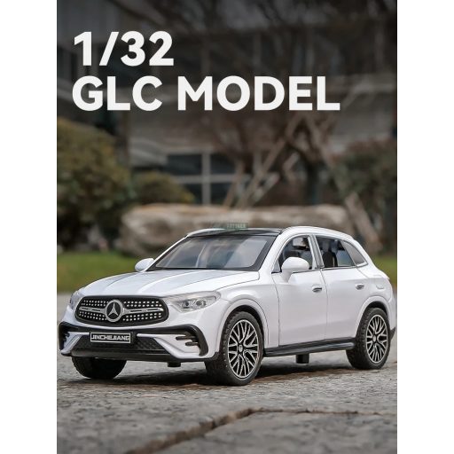 Autómdell, fém Mercedes GLC 400 gyüjtőknek 1:32 - fehér OEM
