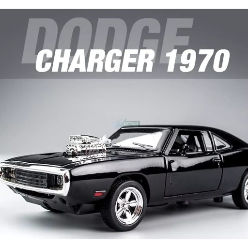 Fém autó modell 1:32 Dodge Challenger 1970