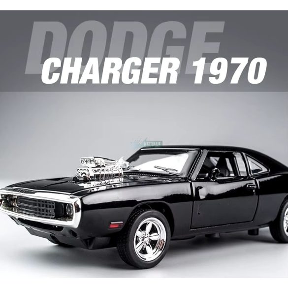 Fém autó modell 1:32 Dodge Challenger 1970