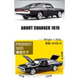 Fém autó modell 1:32 Dodge Challenger 1970