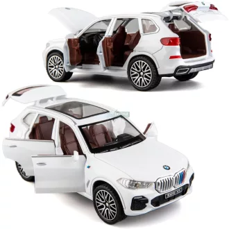   Fém autómodell BMW X5 MPower gyüjtőknek 1:32 - fehér OEM