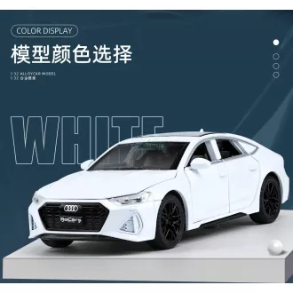 Fém autómodell 1:32 Audi RS-7 gyüjtőknek - fehér OEM