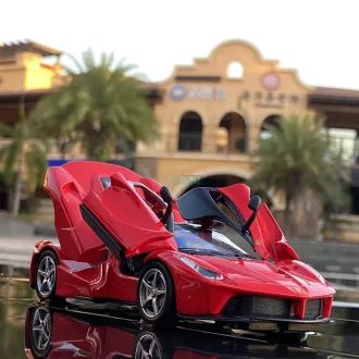   Fém autómodell 1:32 Ferrari LaFerrari gyüjtőknek - piros OEM