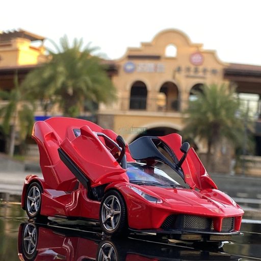 Fém autómodell 1:32 Ferrari LaFerrari gyüjtőknek - piros OEM