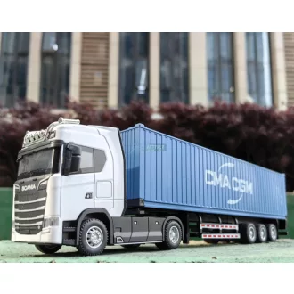   Model haszonjármű Scania konténeres nyerges vontató 1:50 kamion OEM - gyüjtőknek